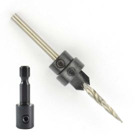 Big Horn 18911 # 7 Complete Countersink W/Taper Drill & Quick-Change 1/4 Inch Hex Shank Adapter From W.L. Fuller (C5M) Made in USA