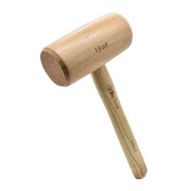 Big Horn 26017 19 Oz Beechwood Woodworking Wooden Mallet