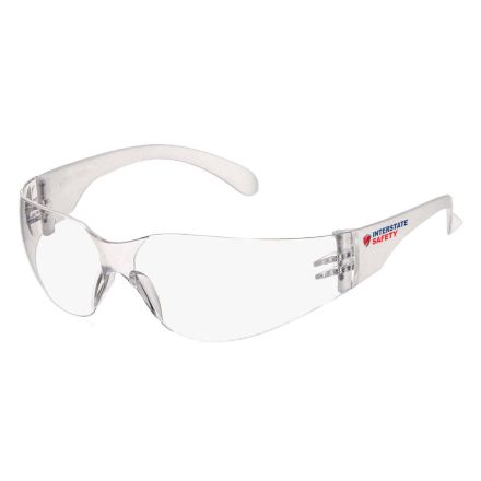 Big Horn 40251 Polycarbonate Impact Resistant Safety Glasses, Clear Frame and Lens