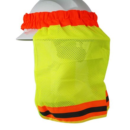 Big Horn 40412 Neck Shield / Shade - High Visibility LIME Color with Reflective Tape