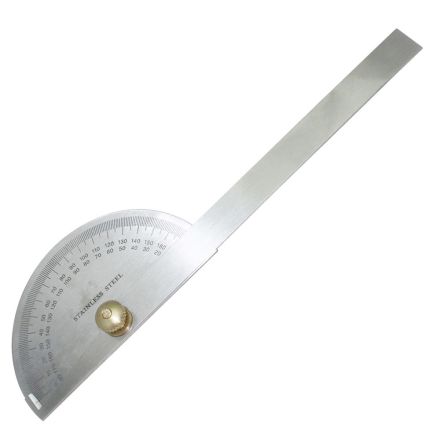 Big Horn 19215 3-1/2 Inch Stainless Steel Depth Gage with Round Head Protractor 